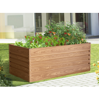 Hochbeet Holzoptik 180 x 70 x 90 cm