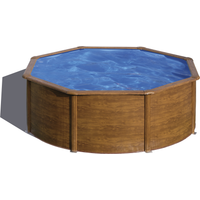 GRE Stahlwandpool 'Sicilia' 300 x 120 cm mit Sicherheitsleiter und Kartuschenfilter