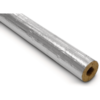 CLIMATUBE® Rohrisolierung 'Wool' Steinwolle Ø 15/20 mm Dämmstärke selbstklebend, 1 m