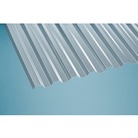 Gutta PET-Wellplatte 'Trapez' klar 200 x 109 cm