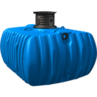 4rain Zisterne 'Flat L' blau 15000 l
