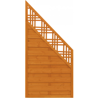 andrewex Sichtschutzzaun 'Licata' 90 x 180/90 cm Kiefer pinie