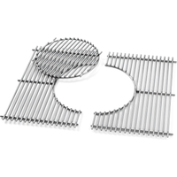 Weber Grillrost-Einsatz 'Gourmet BBQ-System' Edelstahl 32,77 x 49,53 cm