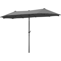 Schneider Rechteckschirm 'Salerno' anthrazit 300 x 150 cm