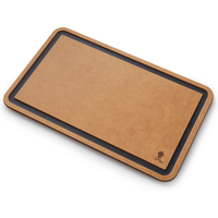 Weber Weber Schneidebrett braun 44,8 x 27,2 cm mit Saftrille