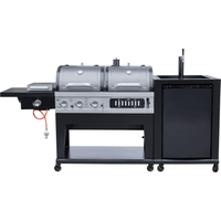 El Fuego Kombigrill schwarz 236 x 138 x 68 cm