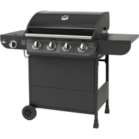 EL FUEGO El Fuego Gasgrill 'Columbus' schwarz 107,5 x 130 x 58,5 cm