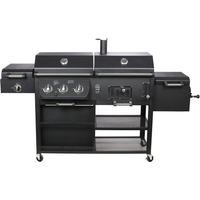 El Fuego Kombigrill 4-in1 'Arizona' schwarz 203 x 127 x 60 cm