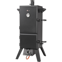 EL FUEGO El Fuego Gasgrill-Smoker 'Portland XL' schwarz 64 x 127,5 x 50 cm