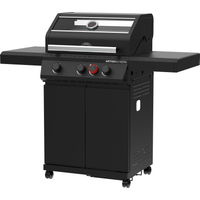 Rösle Gasgrill 'Artiso G3 Nero' schwarz 128 x 114,5 x 53 cm
