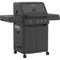 Rösle Gasgrill 'Allflame Peer 3' schwarz 127 x 118 x 61 cm