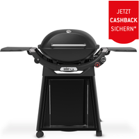 Weber Gasgrill mit Rollwagen 'Q3200N+' schwarz