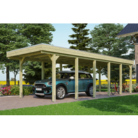 SKAN HOLZ Einzelcarport 'Friesland' 314 x 860 cm KDI imprägniert