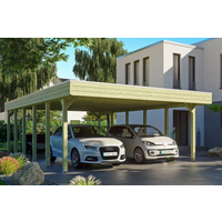 SKAN HOLZ Doppelcarport 'Friesland' 557 x 860 cm KDI imprägniert