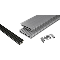 kosche-terrassendielenpaket-kovalex-wpc-grau-4000-x-2100-x-26-mm