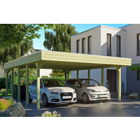 SKAN HOLZ Doppelcarport 'Friesland' 557 x 708 cm KDI imprägniert