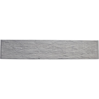 Beckers Betonzaun Betonzaunplatte 'Standard Nevada' 200 x 38,5 x 3,5 cm grau
