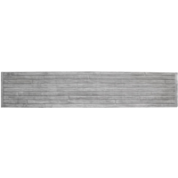 Beckers Betonzaun Betonzaunplatte 'Standard Toscana' 200 x 38,5 x 3,5 cm grau
