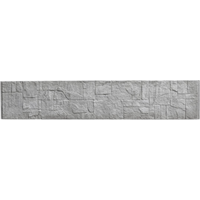 Beckers Betonzaun Betonzaunplatte 'Standard Flagstone' 200 x 38,5 x 3,5 cm grau