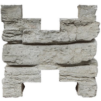 Beckers Betonzaun Zwischenpfostenkappe 'Mediterran Nostalgie' 20 x 20 x 10 cm grau
