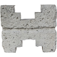 Beckers Betonzaun Zwischenpfostenkappe 'Mediterran Klassik Stein' 20 x 20 x 10 cm grau