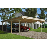 SKAN HOLZ Doppelcarport 'Emsland' 613 x 846 cm unbehandelt