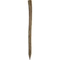 Pfosten zum Rollzaun Haselnuss Ø 6 x 120 cm natur