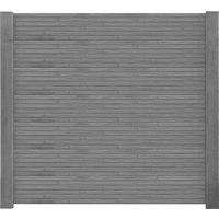 Beckers Betonzaun Zaunplatte 'Klassik Toscana' betongrau 184 x 4,8 x 26 cm