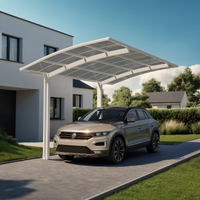 Ximax Einzelcarport 'Portoforte Typ 80 WW' weiß 270 x 495 x 298 cm