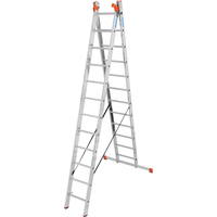 Krause Vielzweckleiter mit Treppenfunktion 'Tribilo' 3 x 12 Sprossen