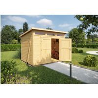 Weka Gartenhaus Massivholz natur 235 x 209 cm