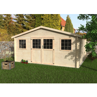 décor et jardin Gartenhaus 'Floridan N1' Fichtenholz naturbelassen 478 x 398 cm