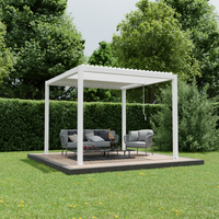 Ximax Pergola 'Shade' weiß mit Beleuchtung 296 x 230 x 290 cm