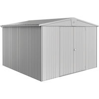 Biohort Gerätehaus 'Europa' Gr. 7 silbern 316 x 300 x 209 cm