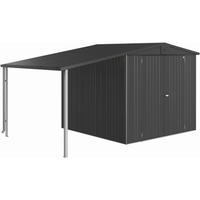 Biohort Seitendach dunkelgrau-metallic 228 x 150 cm für Gerätehaus 'Europa' Gr. 4/5