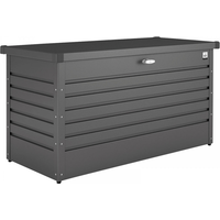 Biohort Aufbewahrungsbox 'FreizeitBox 130' dunkelgrau metallic 134 x 62 x 71 cm