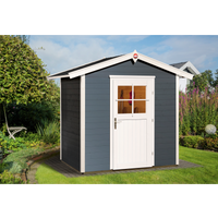 Weka Blockbohlenhaus 'Luna 2' anthrazit