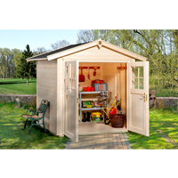 Weka Blockbohlenhaus 'Luna 3' naturfarben