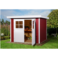 Weka Blockbohlenhaus 'Vinea Color plus' Größe 3, schwedenrot