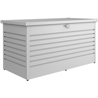 Biohort Gartenbox 'FreizeitBox 160' Stahl silbern 160 x 83 x 79 cm