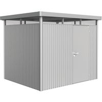 biohort-geraetehaus-highline-h3-silbern-einzeltuer