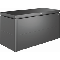 Biohort Gartenbox 'LoungeBox 160' Stahl dunkelgrau 160 x 83,5 x 70 cm
