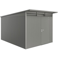 Biohort Gerätehaus 'AvantGarde XXL' 260 x 380 cm Quarzgrau metallic