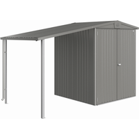 Biohort Seitendach quarzgrau-metallic 156 x 150 cm, zu Gerätehaus 'Europa' Gr. 2/3/4A