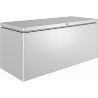 Biohort Gartenbox 'LoungeBox 200' Stahl silbern 200 x 88,5 x 84 cm