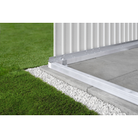 Biohort Bodenrahmen für Gerätehaus "Avantgarde" Aluminium Gr. XXL
