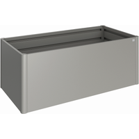 Biohort Hochbeet '2x1' quarzgrau metallic 201 x 77 x 102 cm