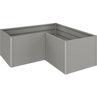 Biohort Hochbeet 'L' quarzgrau metallic 201 x 77 x 201 cm