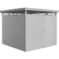 Biohort Gerätehaus 'HighLine 4' silbern metallic 275 x 275 cm