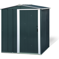 toom Metallgerätehaus 'Eco 5x4' anthrazit/weiß 162 x 122 x 182 cm